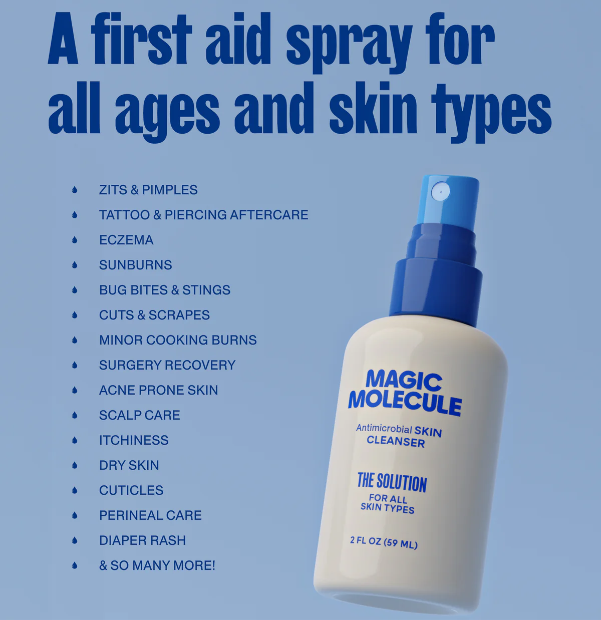 Magic Molecule Hypochlorous Acid Spray (Mini Size)